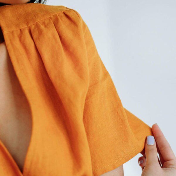 Long Orange Dress
