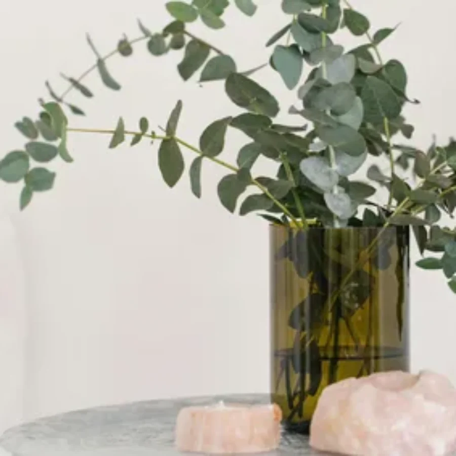 assortment of cosmetic bottles, soap bar, and tubes on a light background, natural beauty products For the page: Cosmetic 15. Use realistic, professional photog